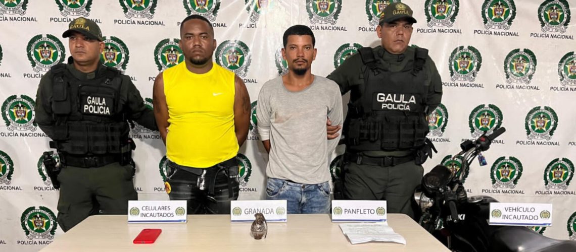 Capturados extorsión barrio Evaristo Sourdis