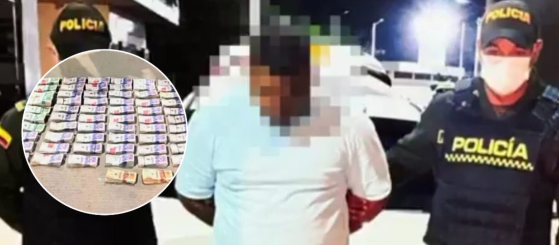 Captura alias el Gordo de los Pachenca con más de 1.000 millones de pesos en efectivo