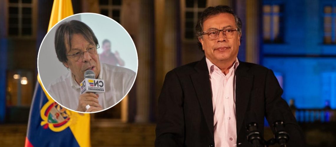 Presidente Petro y César Lorduy, presidente del CNE