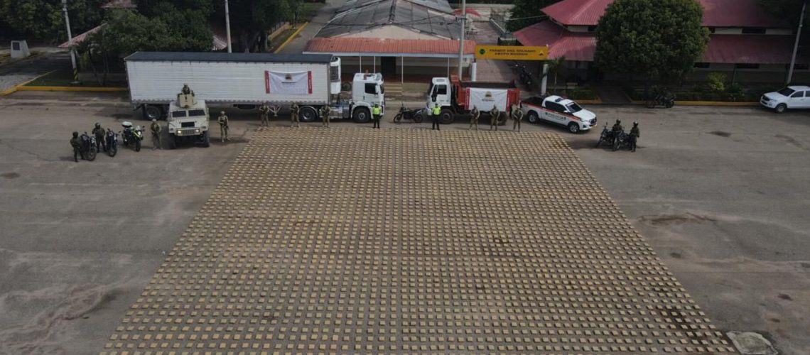 Marihuana incautada en La Guajira