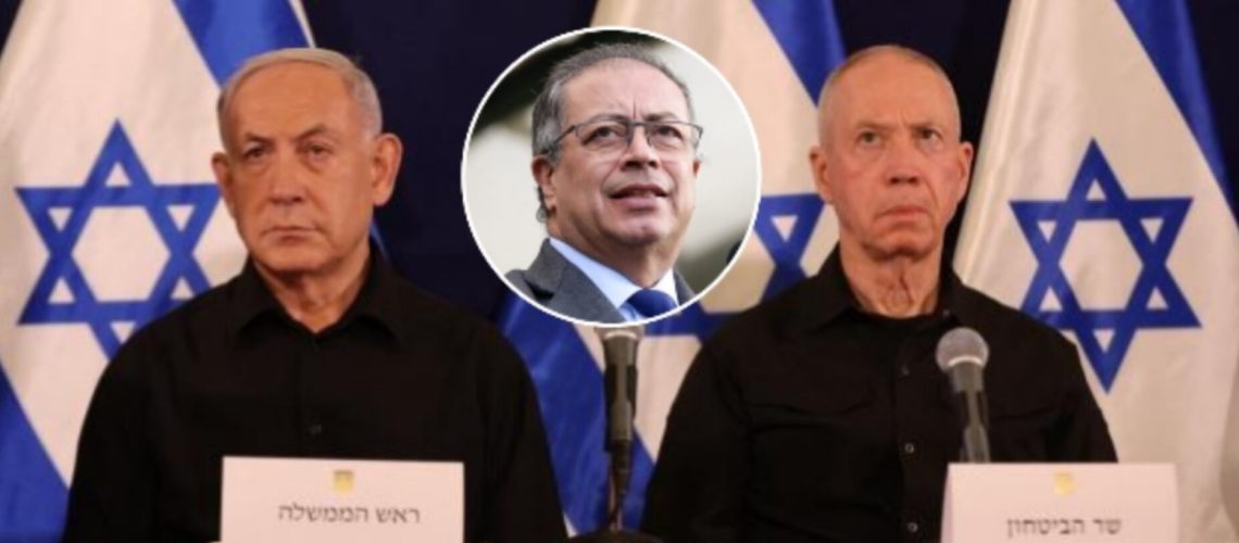 Petro, Netanyahu y Gallant