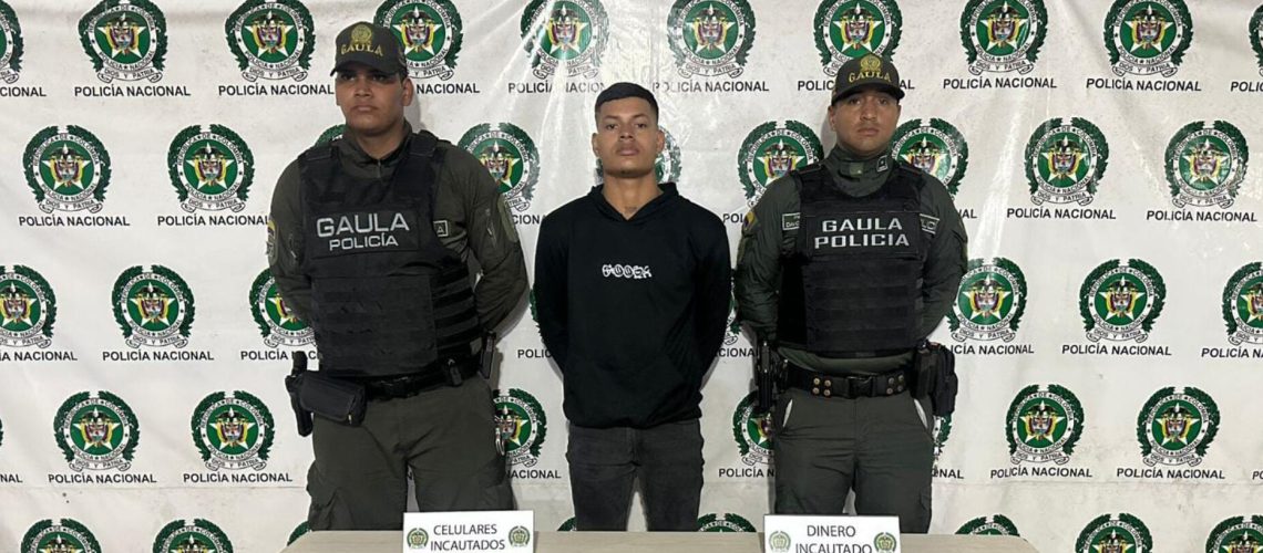 Capturado por extorsión en El Manantial de Soledad