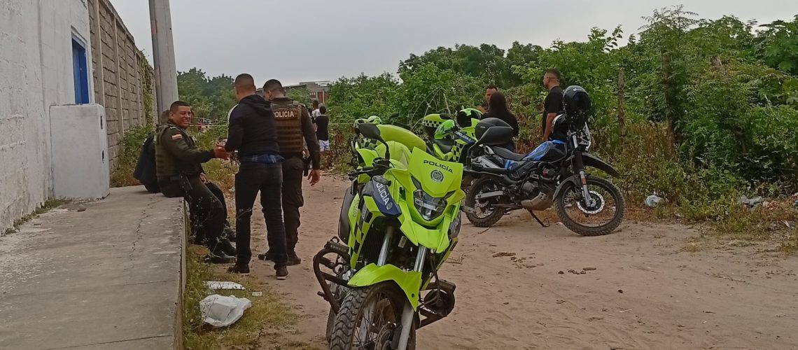 Hallazgo cadáver en Juan XXIII Malambo