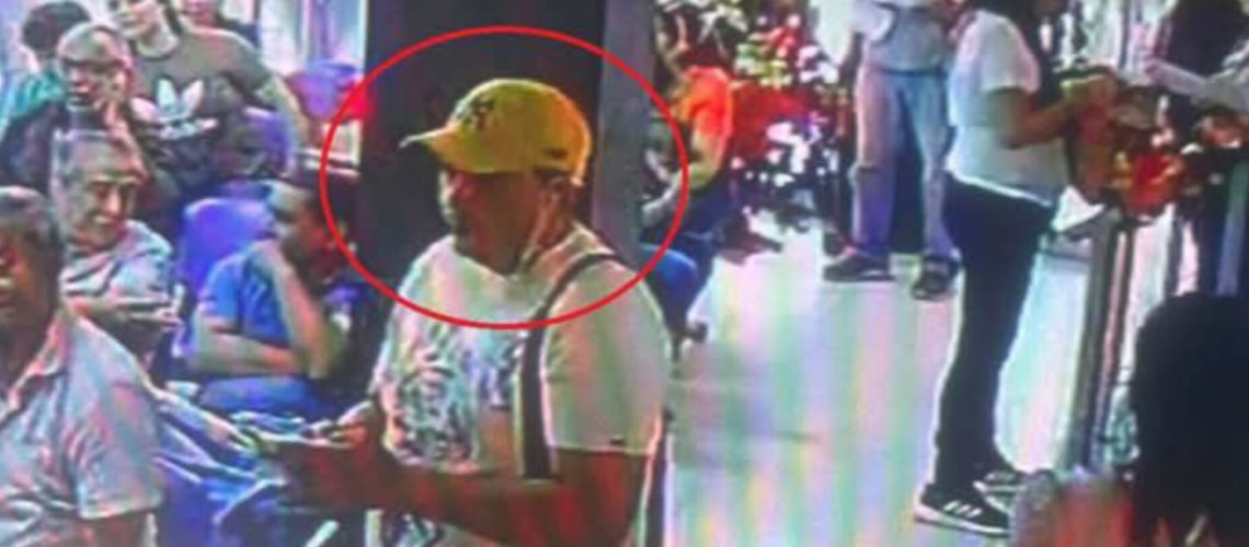 sospechoso de robo a banco Davivienda en el Tránsito del Atlántico