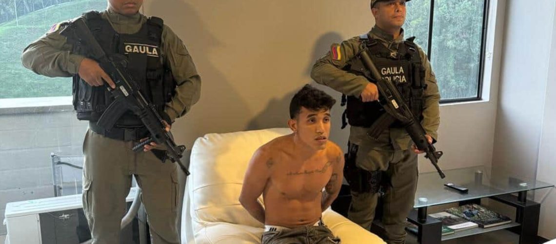 Captura alias Chino San Vicente, cabecilla del Tren de Aragua en Bogotá