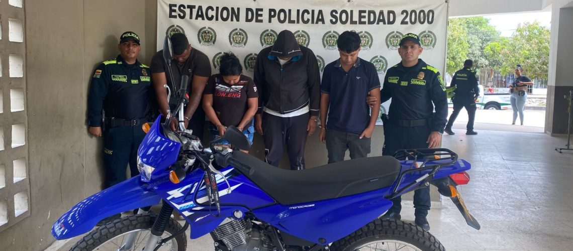 Capturados por hurto en Soledad