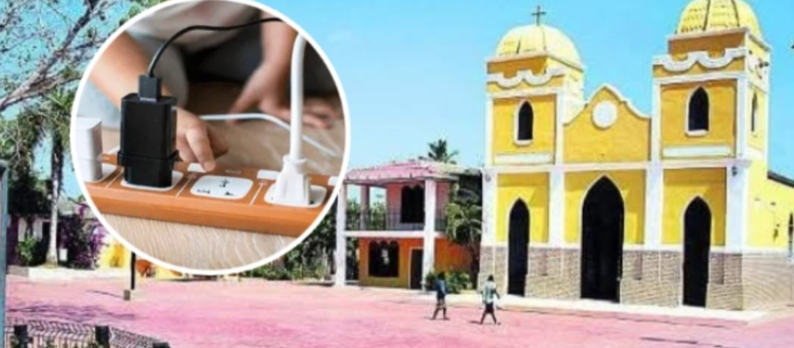 bebé electrocutado Santa Lucía