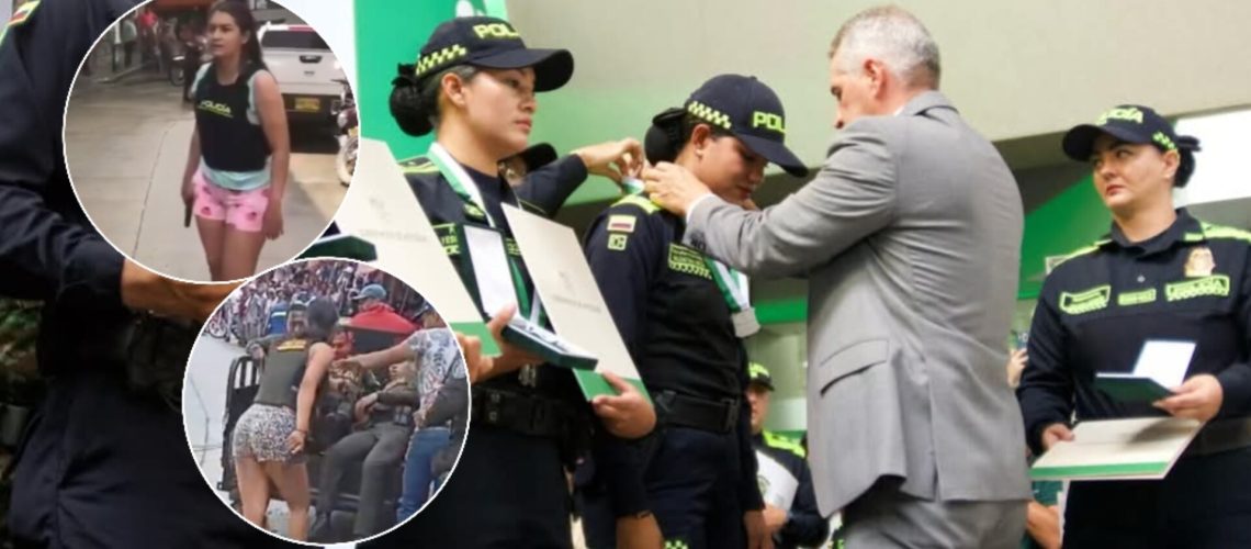 Policías en pijamas en Remedios, Antioquia