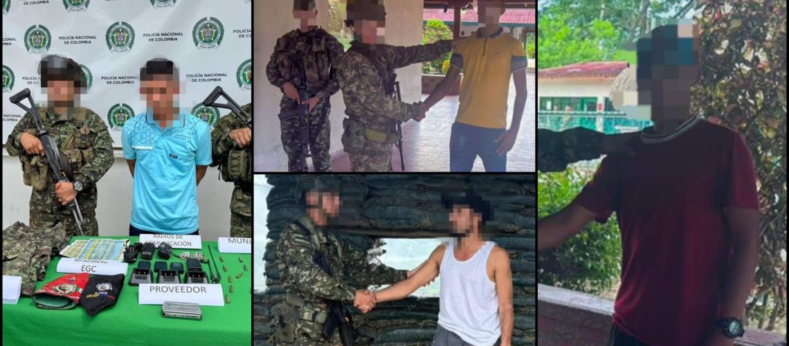 Capturado y sometidos a la justicia del Clan del Golfo en el sur de Bolívar
