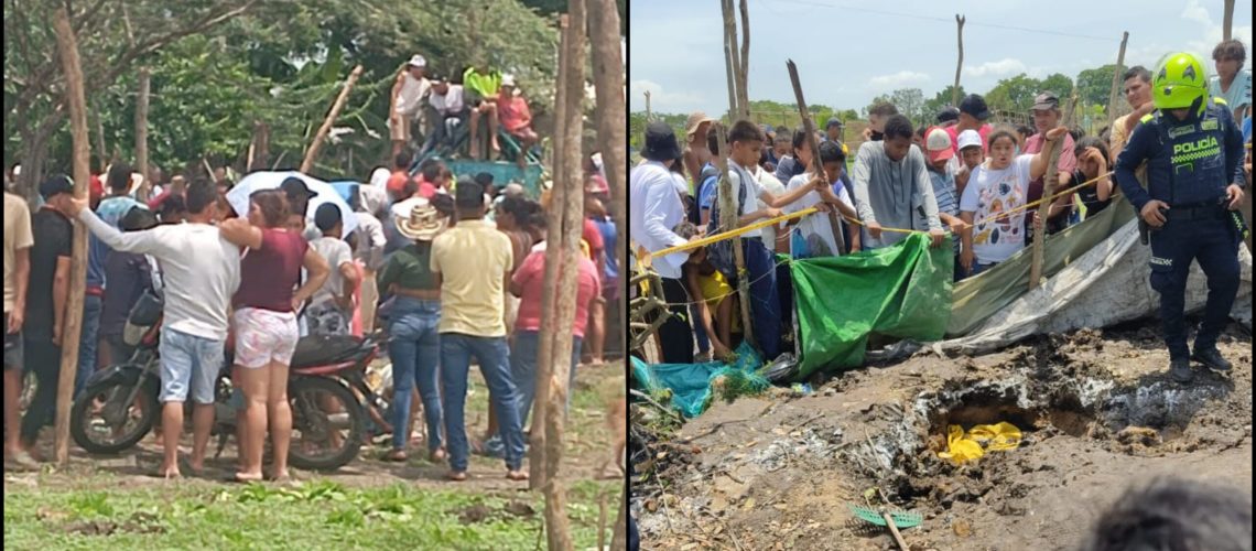 Hallazgo cadáver enterrado de una mujer en Ponedera