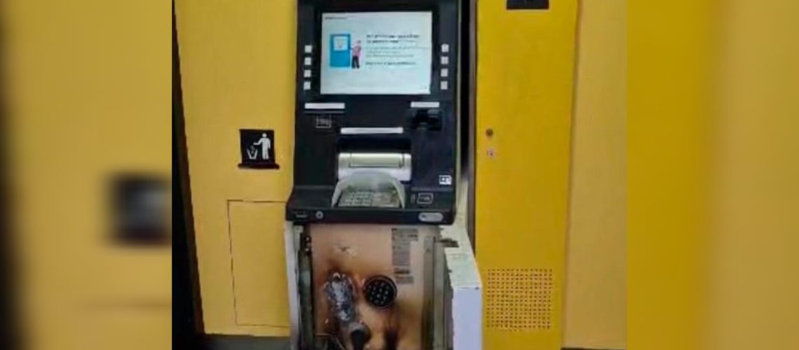 Cajero que iban a robar en Juan de Acosta