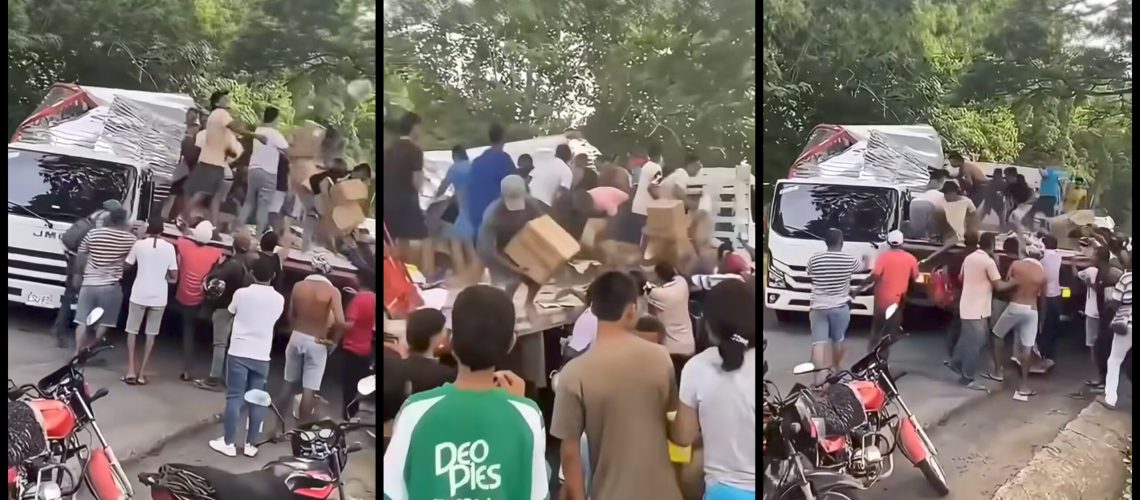 Saqueo camión Magangué