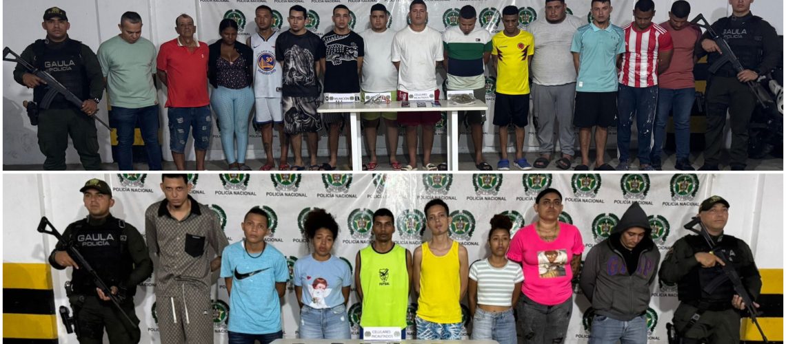 Capturados Pepes y Costeños Barranquilla, Soledad