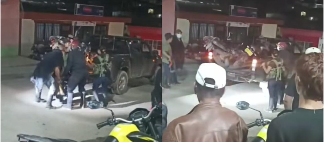 Retén de tránsito disidencias de las FARC en Belén, Huila