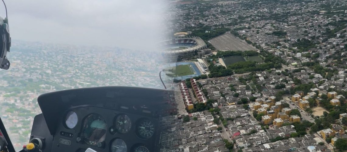 Patrullaje aéreo Barranquilla