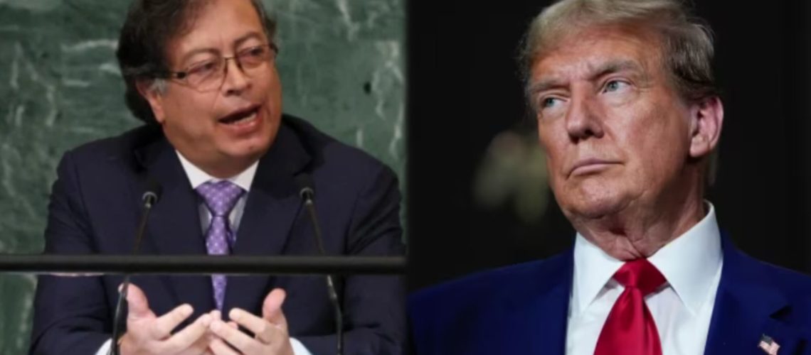 Presidentes Petro y Trump