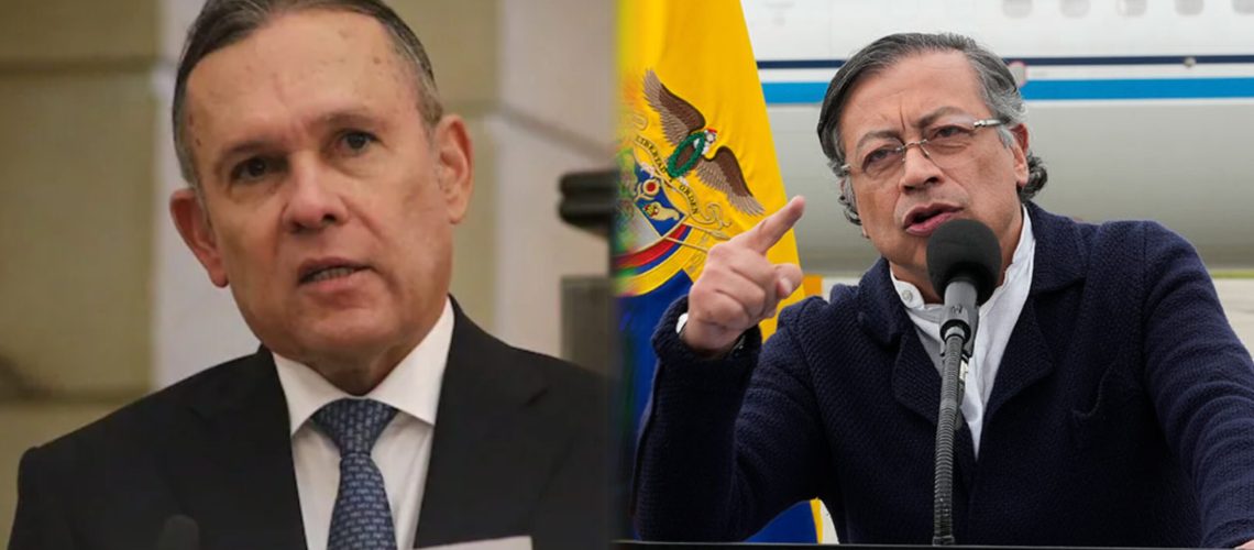 Efraín Cepeda y presidente Gustavo Petro