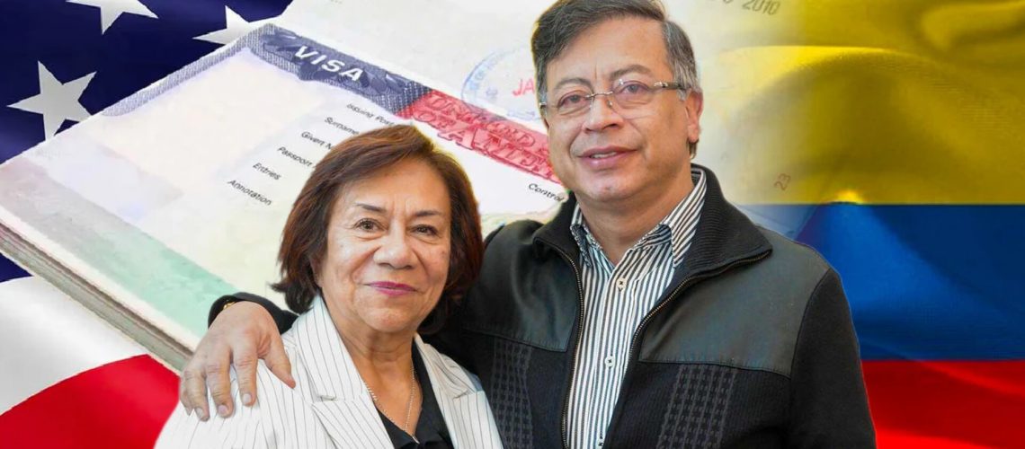 Canciller Yolanda Villavicencio y el presidente Petro visa