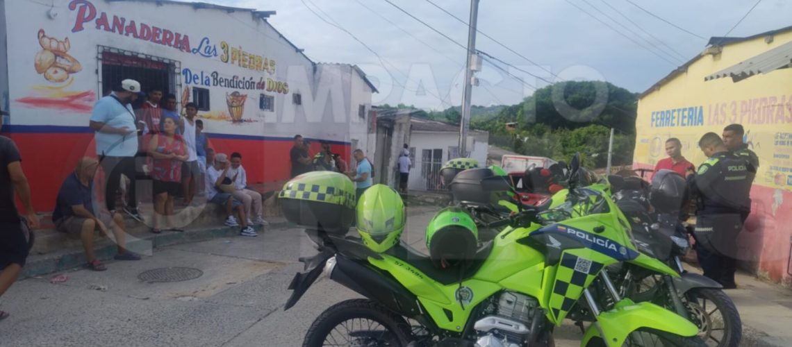 Homicidio barrio La Esmeralda