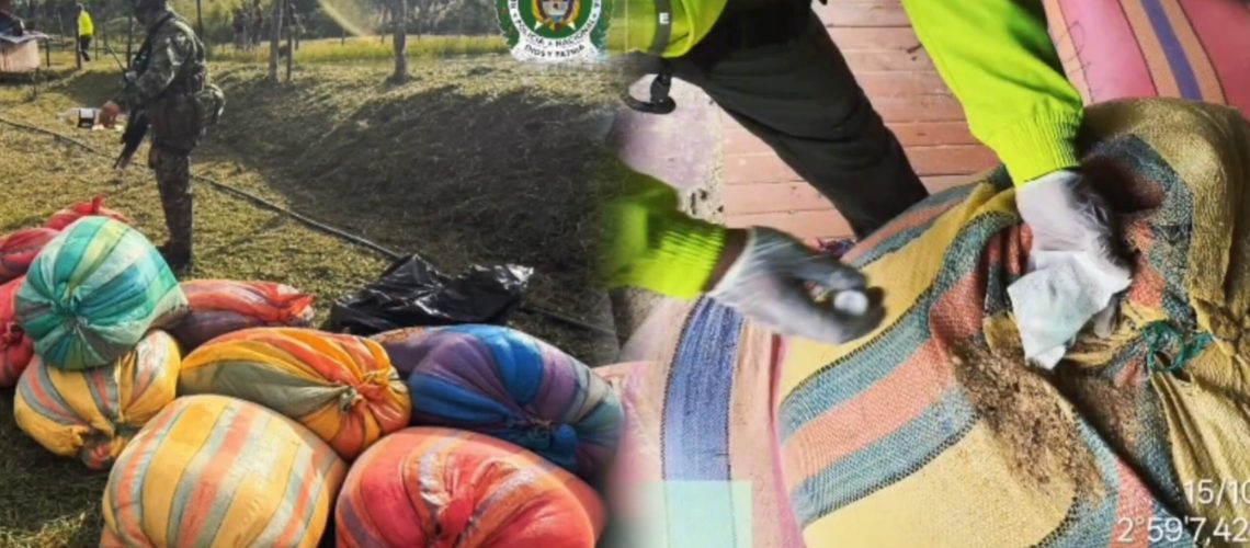 Cocaína incautada Santander de Quilichao