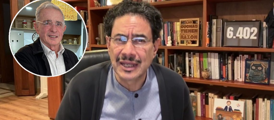 Iván Cepeda y Álvaro Uribe