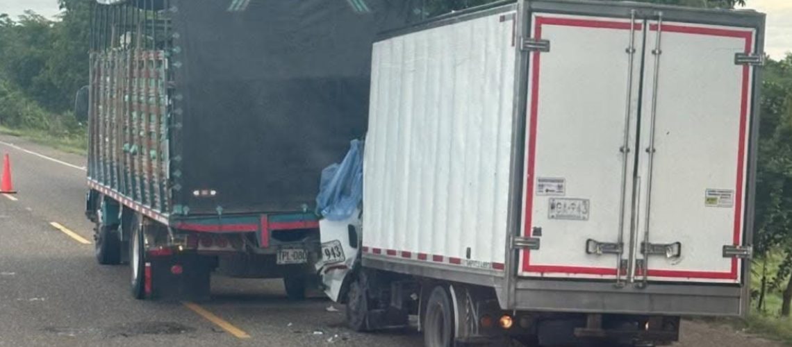 Accidente vía Oriental