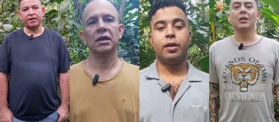 Agentes CTI y policías de la Dijín secuestrados por el ELN en Arauca