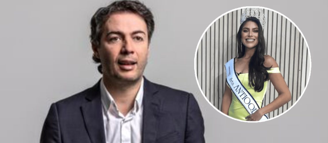 Daniel Quintero y la exseñorita de Antioquia Laura Gallego