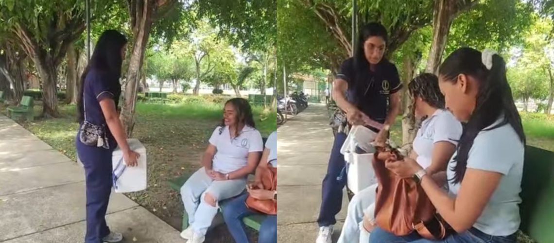María Alejandra Altamiranda, la universitaria que vende bolis en Montería