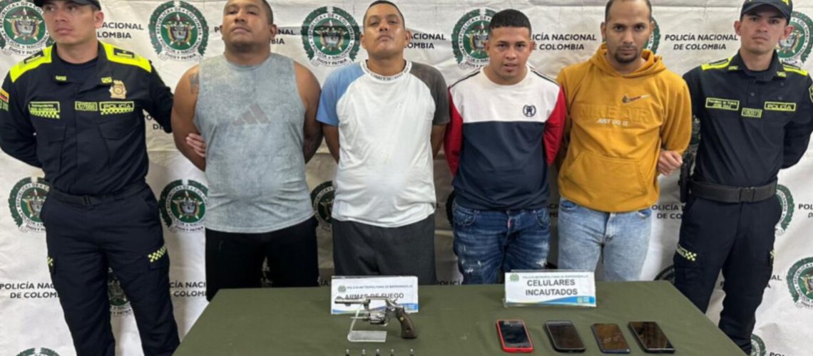Los Buitres capturados por hurtos en Barranquilla y Soledad