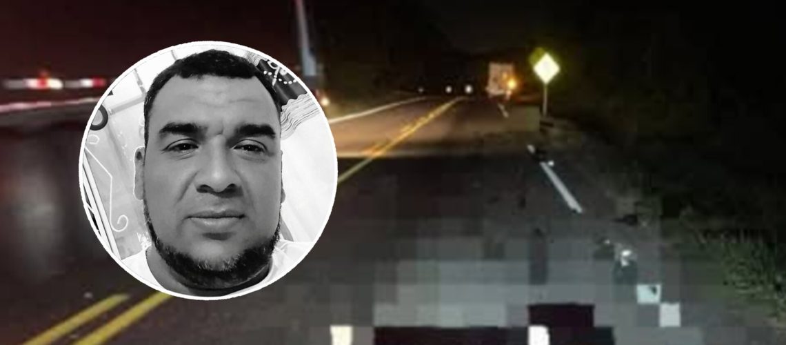 Muerte Julio Mejía en accidente cerca de Molinero