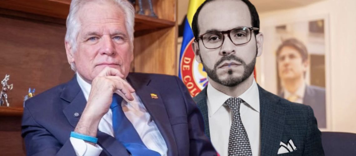 Miguel Uribe Londoño y Abelardo de la Espriella