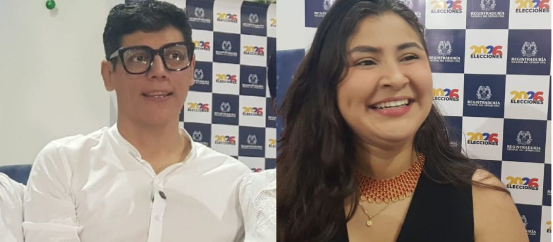 Andrea Vargas y Jaime Santamaría