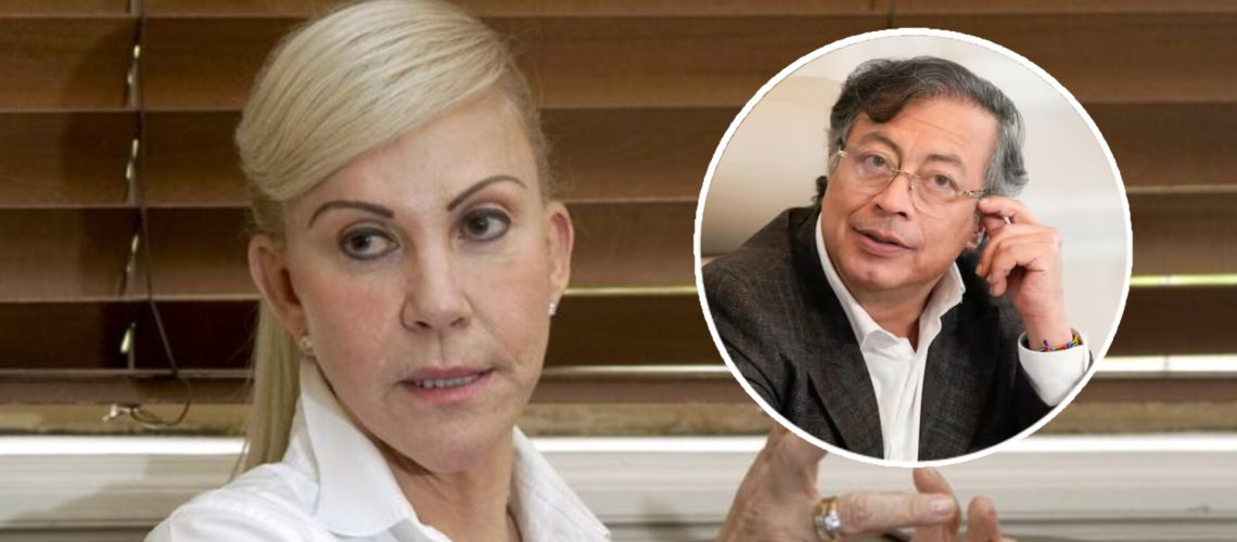Gobernadora del Valle Dilian Francisca Toro y el presidente Gustavo Petro