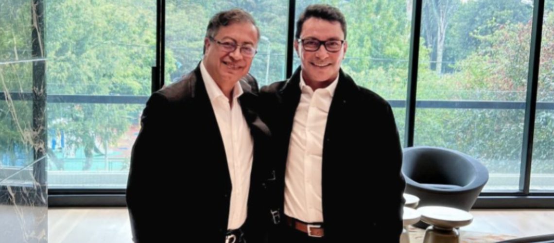 Gustavo Petro y Carlos Caicedo