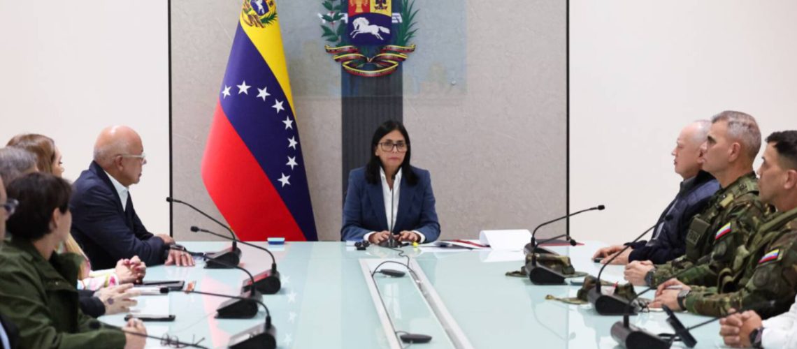 Delcy Rodríguez, vicepresidenta y presidenta encargada de Venezuela