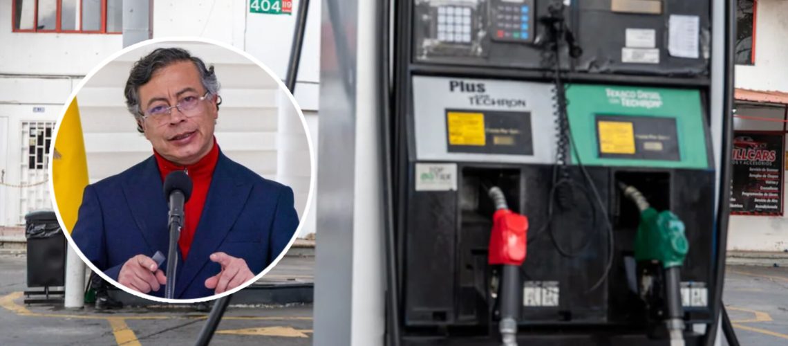 Presidente Petro reducción precio de la gasolina