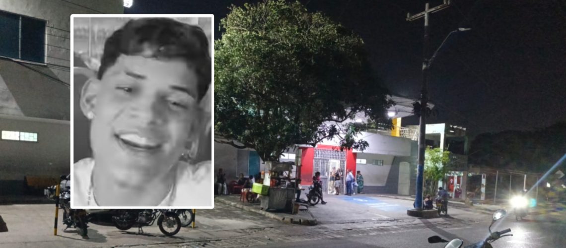 Joven asesinado en el barrio El Bosque