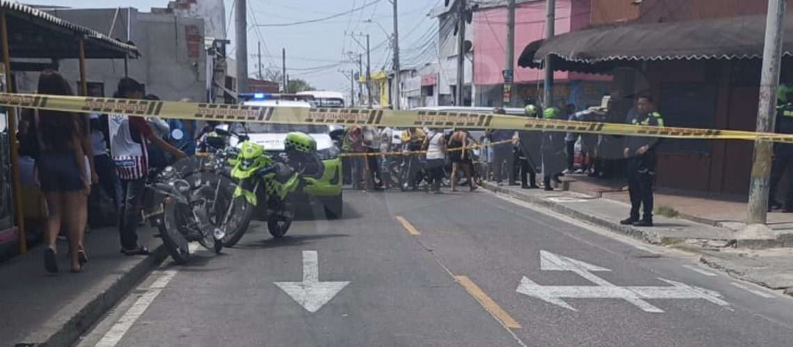 Homicidio barrio Evaristo Sourdis