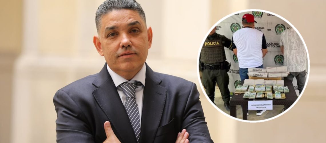 Escolta del secretario de la Cámara de Representantes capturado con dinero para compra de votos