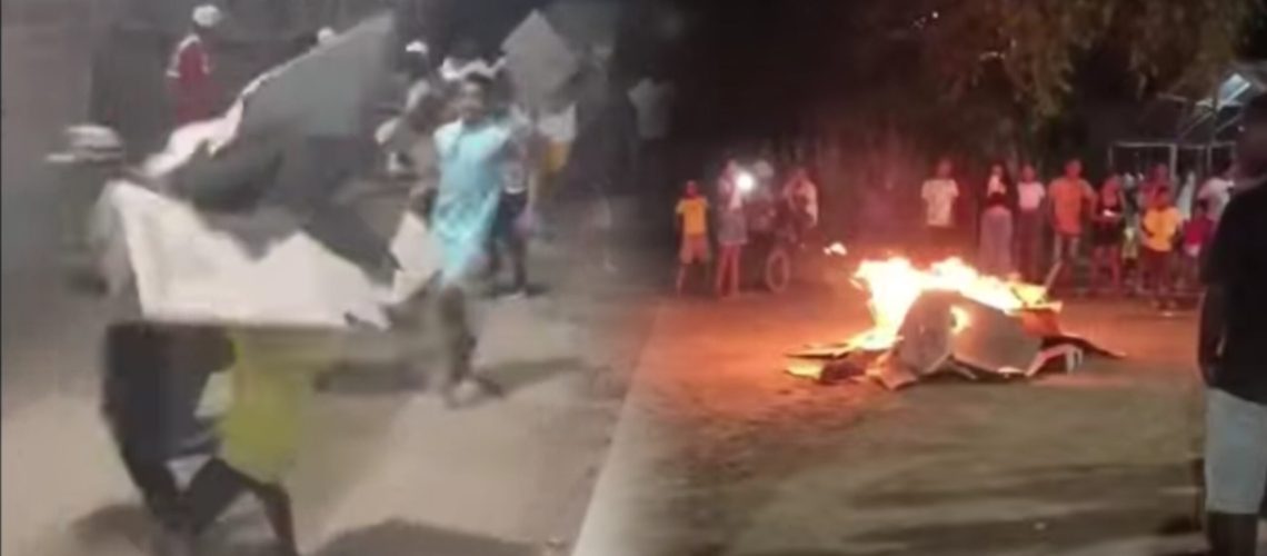 Disturbio en Barranca Vieja durante elecciones