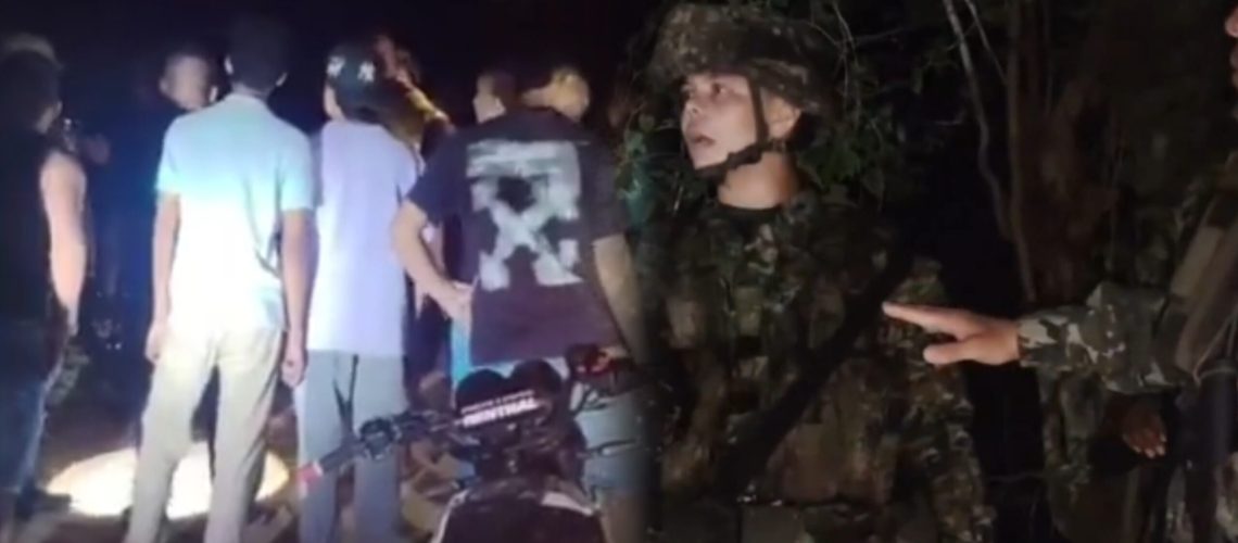 Altercado entre militares y comunidad en la Troncal del Caribe