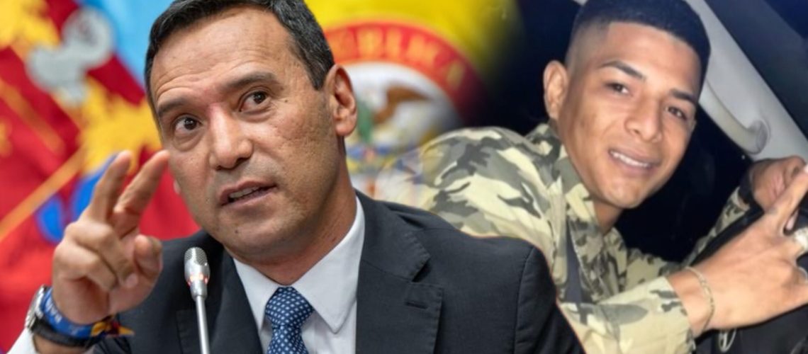 Ministro de Defensa Pedro Sánchez y alias Naín