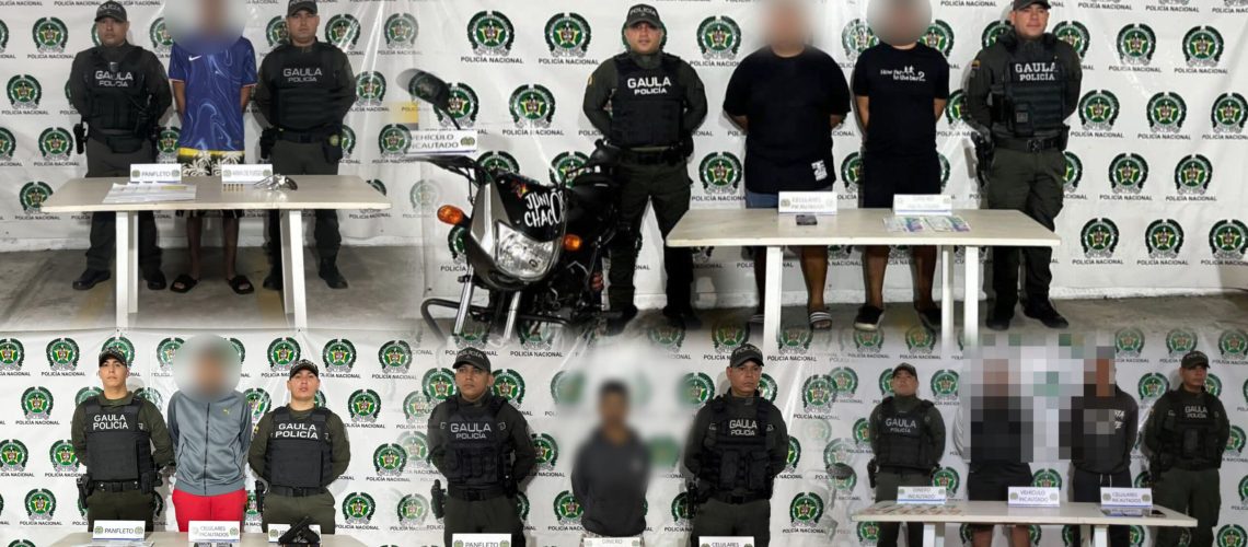Presuntos extorsionistas capturados en Barranquilla y Soledad