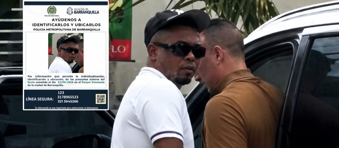 Atracador de conductor de camioneta, buscado por la Policía en Barranquilla