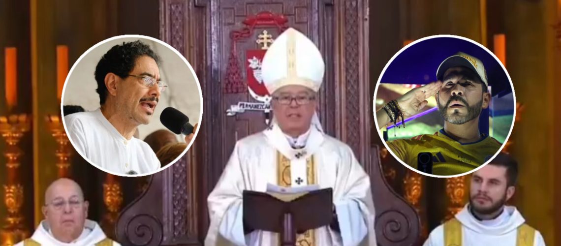 Cardenal Luis José Rueda llamado a candidatos presidenciales Abelardo de la Espriella e Iván Cepeda