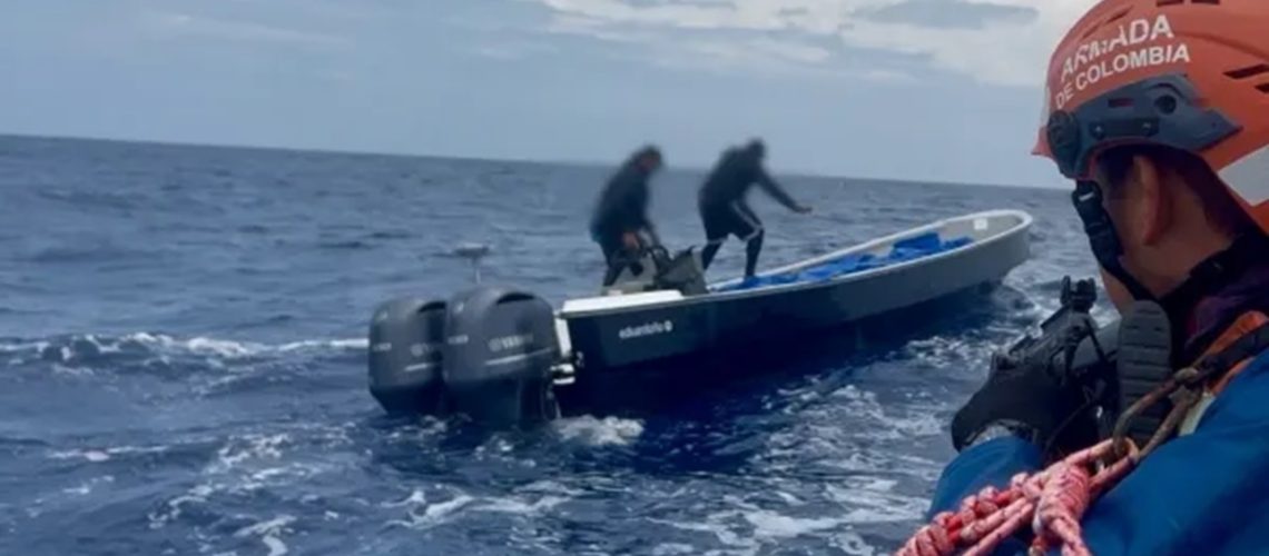 Incautación 1.390 kilos de cocaína en aguas de San Andrés