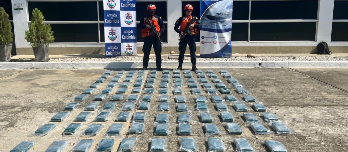 Incautación cocaína en Santa Marta