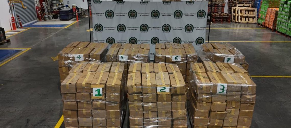 Incautación cuatro toneladas de cocaína en Urabá