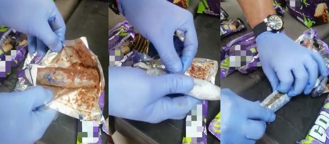 Incautación marihuana-chocolates en el Cortissoz (2)